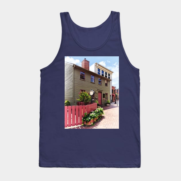 Annapolis MD - Clock by One State Circle Tank Top by SusanSavad
